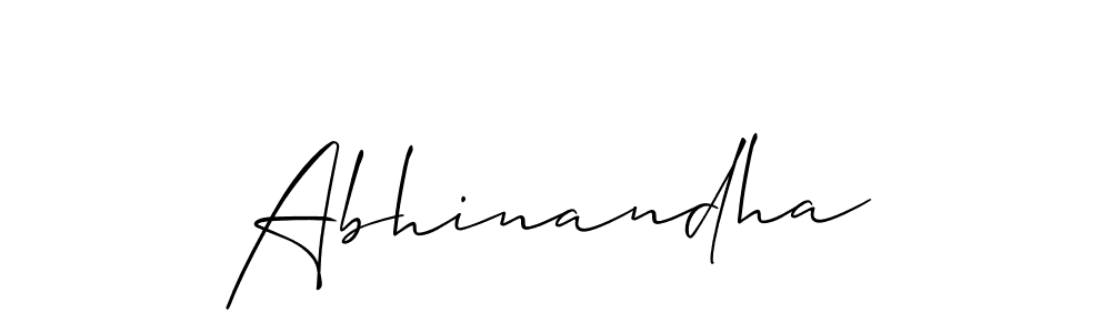 Also You can easily find your signature by using the search form. We will create Abhinandha name handwritten signature images for you free of cost using Allison_Script sign style. Abhinandha signature style 2 images and pictures png