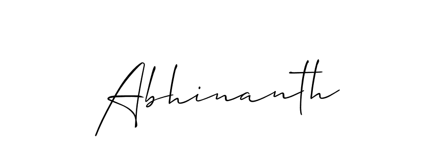 Allison_Script is a professional signature style that is perfect for those who want to add a touch of class to their signature. It is also a great choice for those who want to make their signature more unique. Get Abhinanth name to fancy signature for free. Abhinanth signature style 2 images and pictures png