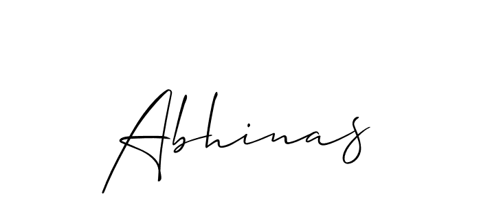 Make a beautiful signature design for name Abhinas. With this signature (Allison_Script) style, you can create a handwritten signature for free. Abhinas signature style 2 images and pictures png