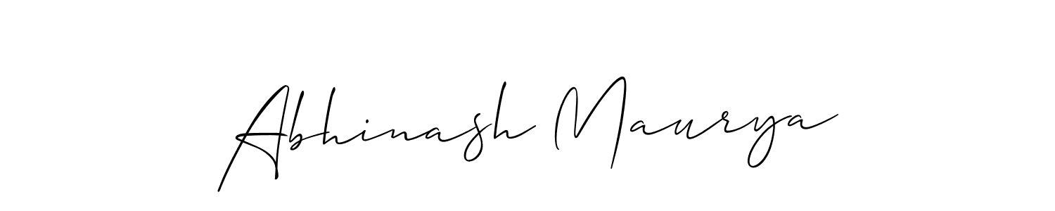 Abhinash Maurya stylish signature style. Best Handwritten Sign (Allison_Script) for my name. Handwritten Signature Collection Ideas for my name Abhinash Maurya. Abhinash Maurya signature style 2 images and pictures png