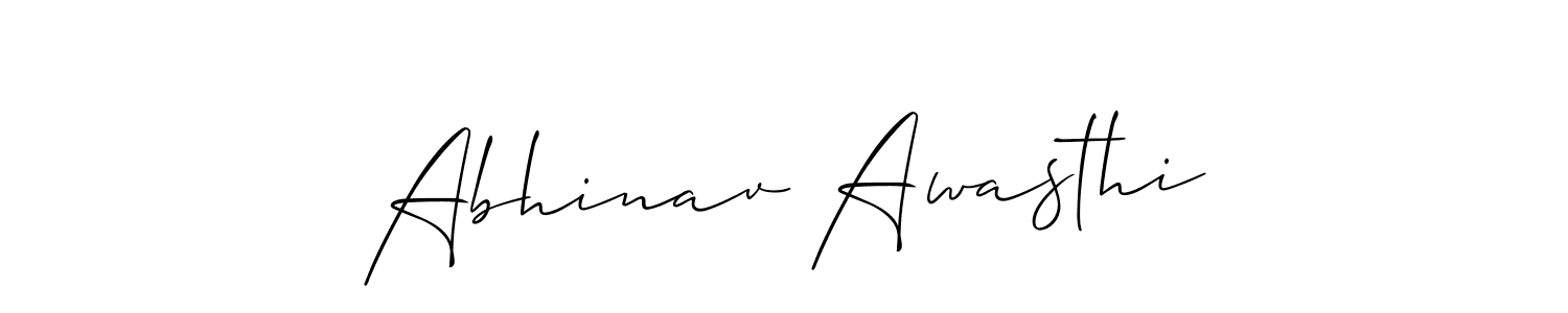 How to Draw Abhinav Awasthi signature style? Allison_Script is a latest design signature styles for name Abhinav Awasthi. Abhinav Awasthi signature style 2 images and pictures png