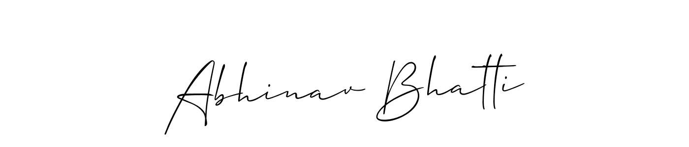 Make a beautiful signature design for name Abhinav Bhatti. Use this online signature maker to create a handwritten signature for free. Abhinav Bhatti signature style 2 images and pictures png