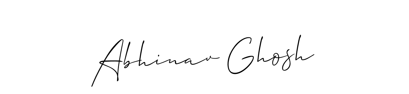 if you are searching for the best signature style for your name Abhinav Ghosh. so please give up your signature search. here we have designed multiple signature styles  using Allison_Script. Abhinav Ghosh signature style 2 images and pictures png