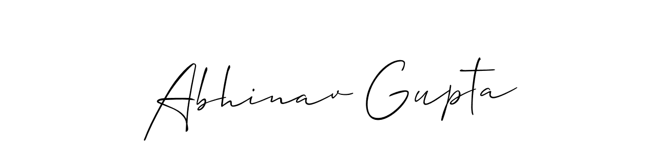 The best way (Allison_Script) to make a short signature is to pick only two or three words in your name. The name Abhinav Gupta include a total of six letters. For converting this name. Abhinav Gupta signature style 2 images and pictures png