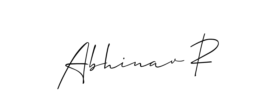 Once you've used our free online signature maker to create your best signature Allison_Script style, it's time to enjoy all of the benefits that Abhinav R name signing documents. Abhinav R signature style 2 images and pictures png