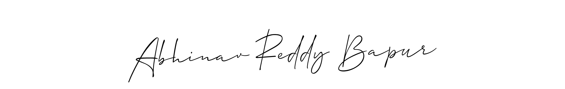 You should practise on your own different ways (Allison_Script) to write your name (Abhinav Reddy Bapur) in signature. don't let someone else do it for you. Abhinav Reddy Bapur signature style 2 images and pictures png