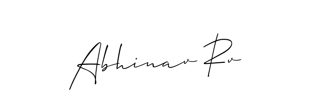 It looks lik you need a new signature style for name Abhinav Rv. Design unique handwritten (Allison_Script) signature with our free signature maker in just a few clicks. Abhinav Rv signature style 2 images and pictures png