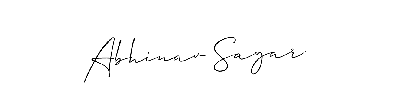 Also we have Abhinav Sagar name is the best signature style. Create professional handwritten signature collection using Allison_Script autograph style. Abhinav Sagar signature style 2 images and pictures png