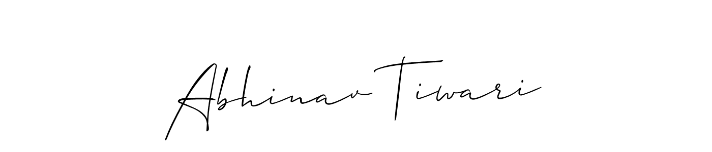 if you are searching for the best signature style for your name Abhinav Tiwari. so please give up your signature search. here we have designed multiple signature styles  using Allison_Script. Abhinav Tiwari signature style 2 images and pictures png