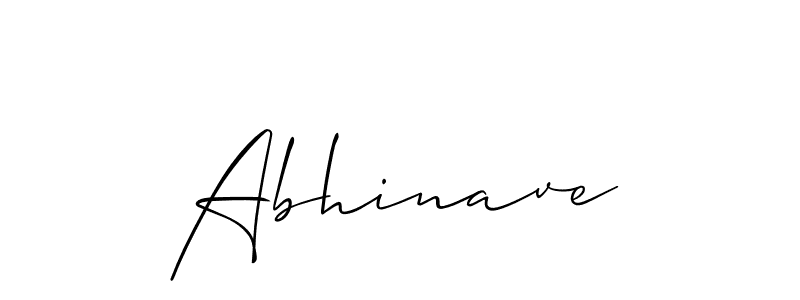 Make a beautiful signature design for name Abhinave. With this signature (Allison_Script) style, you can create a handwritten signature for free. Abhinave signature style 2 images and pictures png