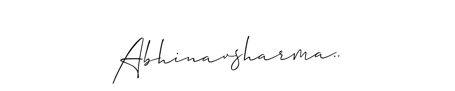 How to Draw Abhinavsharma.. signature style? Allison_Script is a latest design signature styles for name Abhinavsharma... Abhinavsharma.. signature style 2 images and pictures png