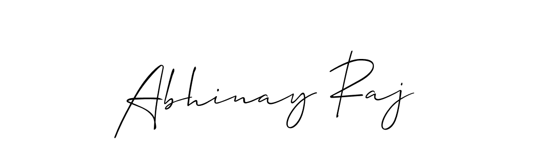 How to make Abhinay Raj name signature. Use Allison_Script style for creating short signs online. This is the latest handwritten sign. Abhinay Raj signature style 2 images and pictures png