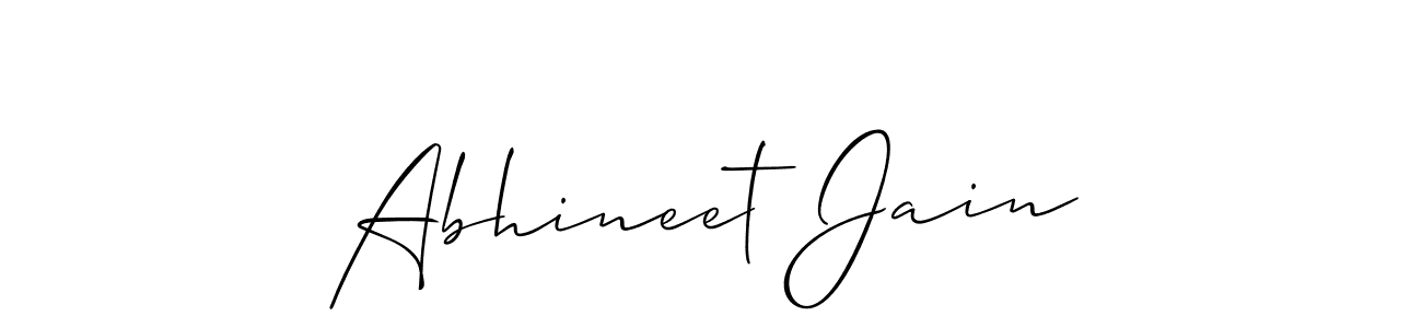 How to Draw Abhineet Jain signature style? Allison_Script is a latest design signature styles for name Abhineet Jain. Abhineet Jain signature style 2 images and pictures png