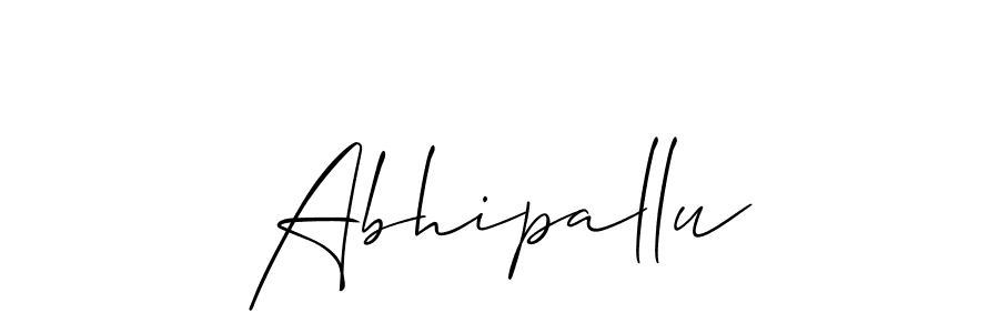 Also You can easily find your signature by using the search form. We will create Abhipallu name handwritten signature images for you free of cost using Allison_Script sign style. Abhipallu signature style 2 images and pictures png