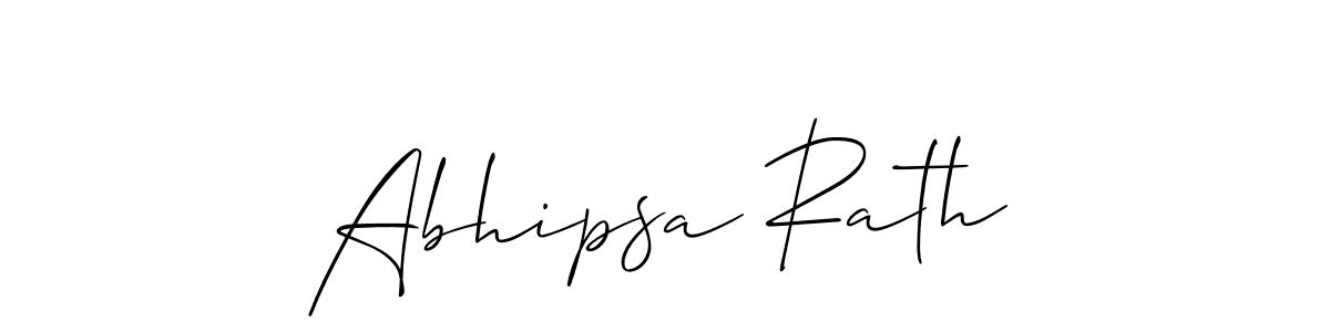 Create a beautiful signature design for name Abhipsa Rath. With this signature (Allison_Script) fonts, you can make a handwritten signature for free. Abhipsa Rath signature style 2 images and pictures png