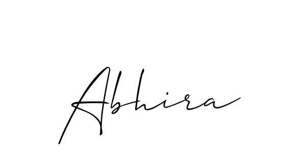 if you are searching for the best signature style for your name Abhira. so please give up your signature search. here we have designed multiple signature styles  using Allison_Script. Abhira signature style 2 images and pictures png