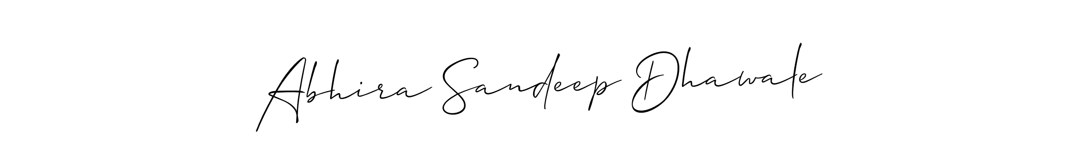 It looks lik you need a new signature style for name Abhira Sandeep Dhawale. Design unique handwritten (Allison_Script) signature with our free signature maker in just a few clicks. Abhira Sandeep Dhawale signature style 2 images and pictures png