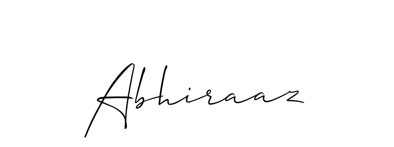 You should practise on your own different ways (Allison_Script) to write your name (Abhiraaz) in signature. don't let someone else do it for you. Abhiraaz signature style 2 images and pictures png