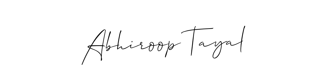 You can use this online signature creator to create a handwritten signature for the name Abhiroop Tayal. This is the best online autograph maker. Abhiroop Tayal signature style 2 images and pictures png