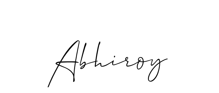 How to Draw Abhiroy signature style? Allison_Script is a latest design signature styles for name Abhiroy. Abhiroy signature style 2 images and pictures png