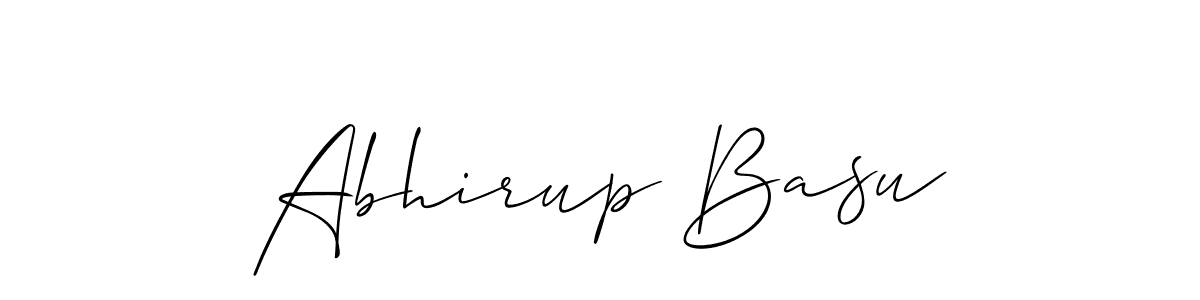 if you are searching for the best signature style for your name Abhirup Basu. so please give up your signature search. here we have designed multiple signature styles  using Allison_Script. Abhirup Basu signature style 2 images and pictures png