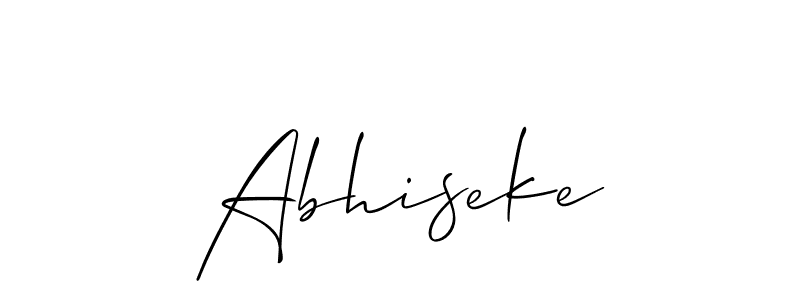 Best and Professional Signature Style for Abhiseke. Allison_Script Best Signature Style Collection. Abhiseke signature style 2 images and pictures png