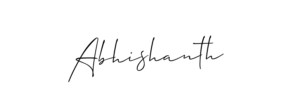 Make a beautiful signature design for name Abhishanth. Use this online signature maker to create a handwritten signature for free. Abhishanth signature style 2 images and pictures png