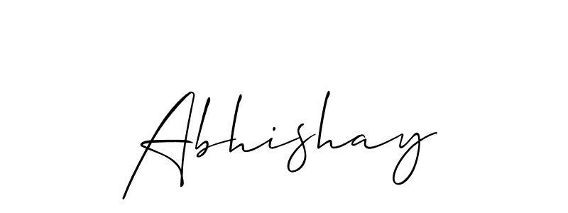 You should practise on your own different ways (Allison_Script) to write your name (Abhishay) in signature. don't let someone else do it for you. Abhishay signature style 2 images and pictures png