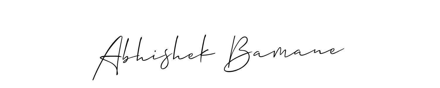 Make a beautiful signature design for name Abhishek Bamane. Use this online signature maker to create a handwritten signature for free. Abhishek Bamane signature style 2 images and pictures png