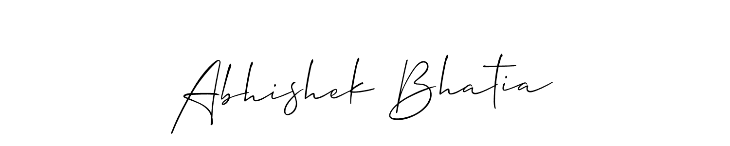 Make a beautiful signature design for name Abhishek Bhatia. Use this online signature maker to create a handwritten signature for free. Abhishek Bhatia signature style 2 images and pictures png