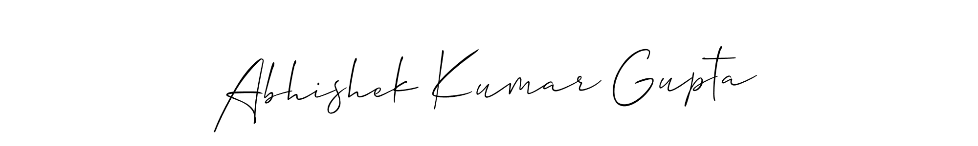 You can use this online signature creator to create a handwritten signature for the name Abhishek Kumar Gupta. This is the best online autograph maker. Abhishek Kumar Gupta signature style 2 images and pictures png