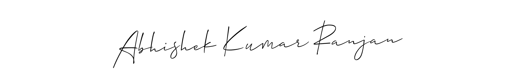 Make a beautiful signature design for name Abhishek Kumar Ranjan. Use this online signature maker to create a handwritten signature for free. Abhishek Kumar Ranjan signature style 2 images and pictures png