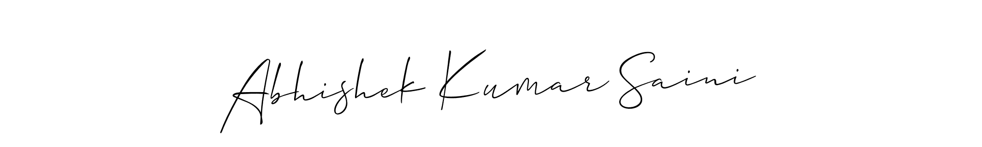 Best and Professional Signature Style for Abhishek Kumar Saini. Allison_Script Best Signature Style Collection. Abhishek Kumar Saini signature style 2 images and pictures png