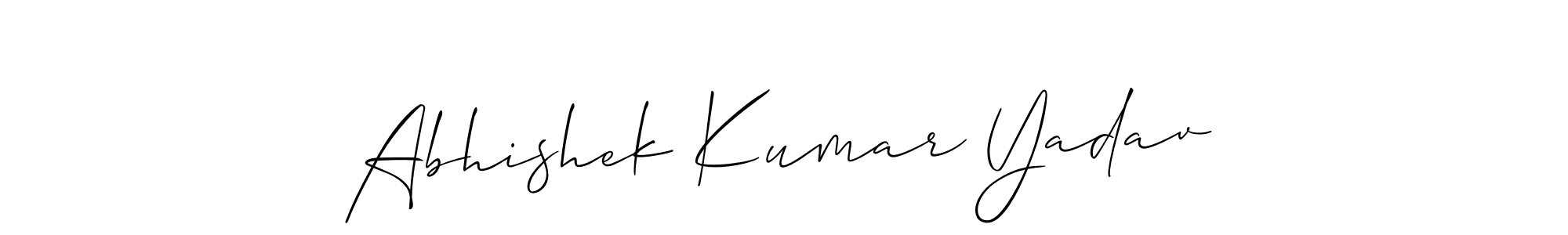 See photos of Abhishek Kumar Yadav official signature by Spectra . Check more albums & portfolios. Read reviews & check more about Allison_Script font. Abhishek Kumar Yadav signature style 2 images and pictures png