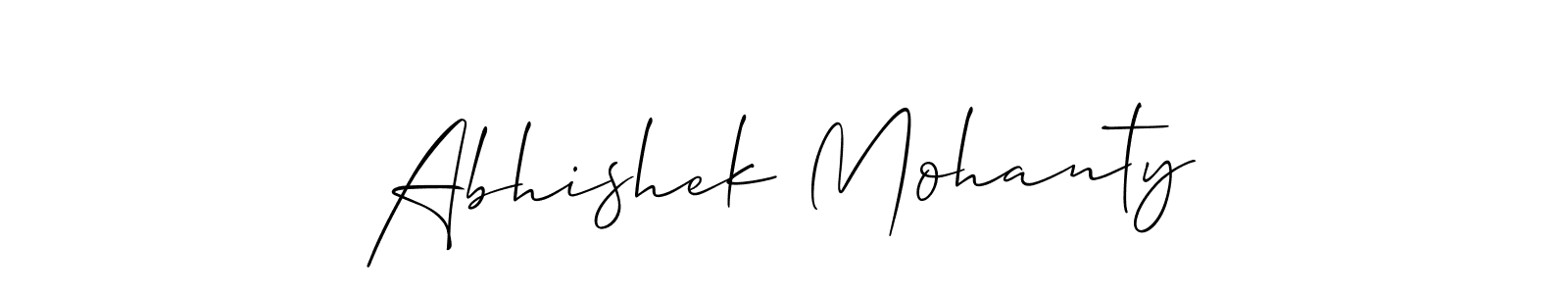 It looks lik you need a new signature style for name Abhishek Mohanty. Design unique handwritten (Allison_Script) signature with our free signature maker in just a few clicks. Abhishek Mohanty signature style 2 images and pictures png
