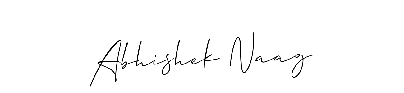 Also You can easily find your signature by using the search form. We will create Abhishek Naag name handwritten signature images for you free of cost using Allison_Script sign style. Abhishek Naag signature style 2 images and pictures png