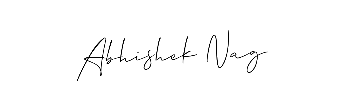 Once you've used our free online signature maker to create your best signature Allison_Script style, it's time to enjoy all of the benefits that Abhishek Nag name signing documents. Abhishek Nag signature style 2 images and pictures png