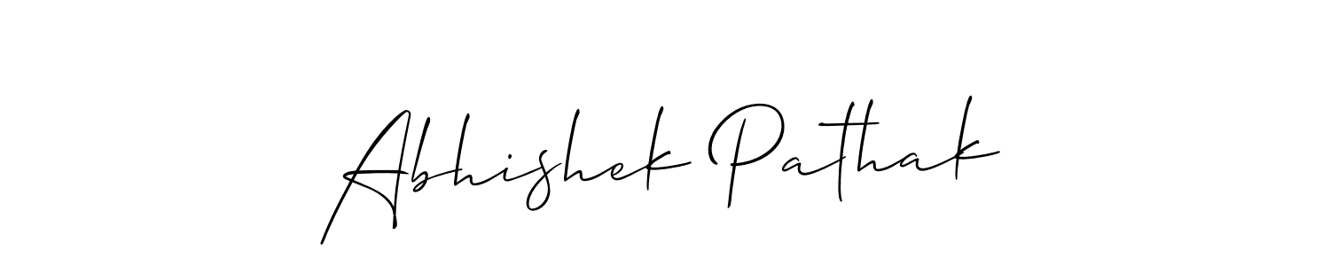 Best and Professional Signature Style for Abhishek Pathak. Allison_Script Best Signature Style Collection. Abhishek Pathak signature style 2 images and pictures png