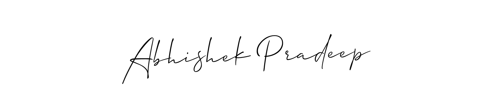 See photos of Abhishek Pradeep official signature by Spectra . Check more albums & portfolios. Read reviews & check more about Allison_Script font. Abhishek Pradeep signature style 2 images and pictures png