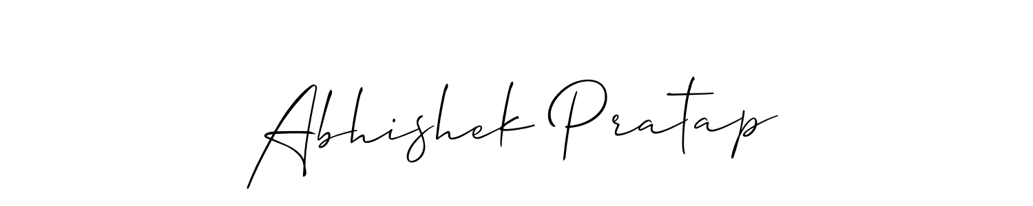 Create a beautiful signature design for name Abhishek Pratap. With this signature (Allison_Script) fonts, you can make a handwritten signature for free. Abhishek Pratap signature style 2 images and pictures png