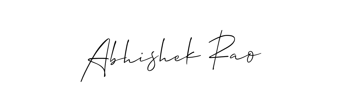 Once you've used our free online signature maker to create your best signature Allison_Script style, it's time to enjoy all of the benefits that Abhishek Rao name signing documents. Abhishek Rao signature style 2 images and pictures png