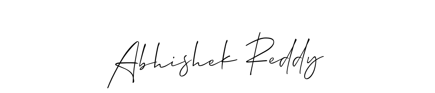 if you are searching for the best signature style for your name Abhishek Reddy. so please give up your signature search. here we have designed multiple signature styles  using Allison_Script. Abhishek Reddy signature style 2 images and pictures png