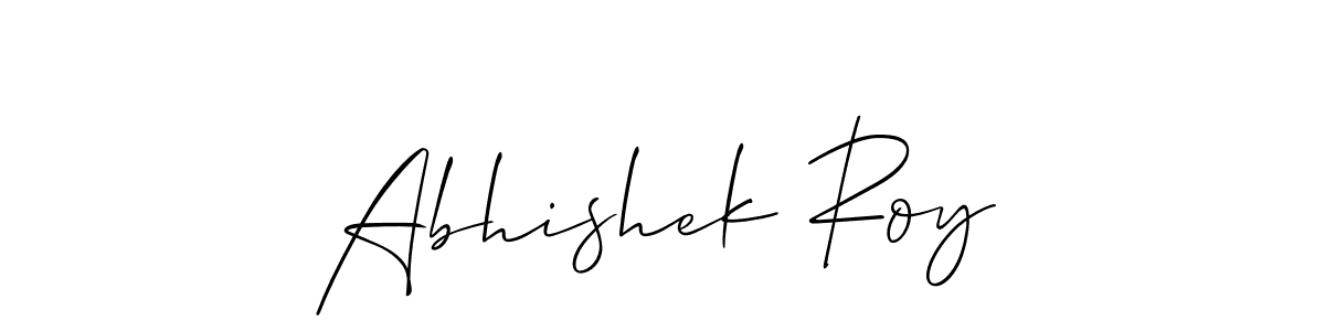 How to make Abhishek Roy signature? Allison_Script is a professional autograph style. Create handwritten signature for Abhishek Roy name. Abhishek Roy signature style 2 images and pictures png