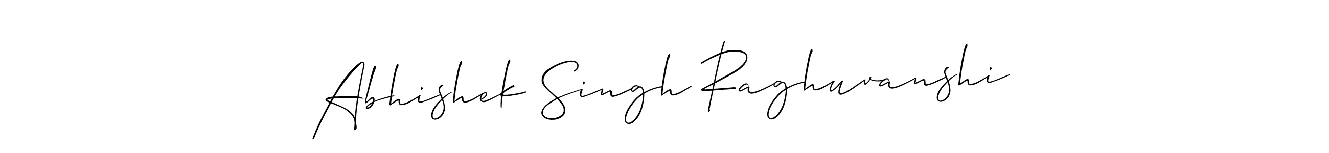 How to Draw Abhishek Singh Raghuvanshi signature style? Allison_Script is a latest design signature styles for name Abhishek Singh Raghuvanshi. Abhishek Singh Raghuvanshi signature style 2 images and pictures png