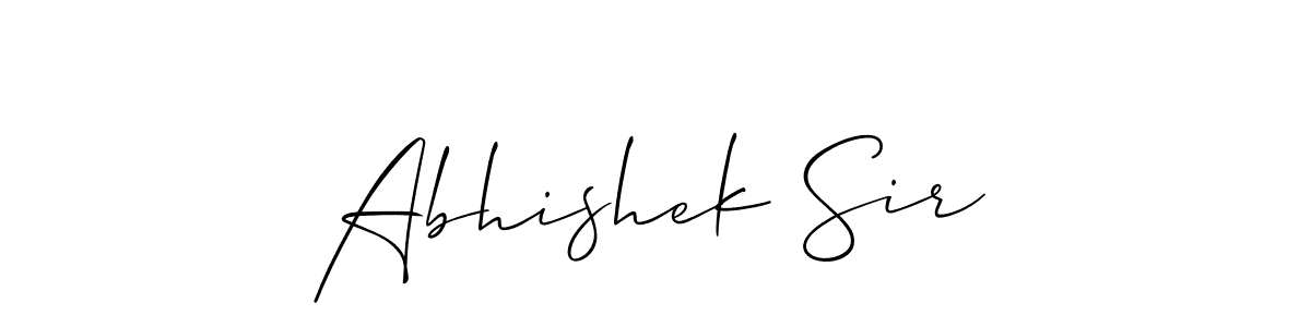 Best and Professional Signature Style for Abhishek Sir. Allison_Script Best Signature Style Collection. Abhishek Sir signature style 2 images and pictures png