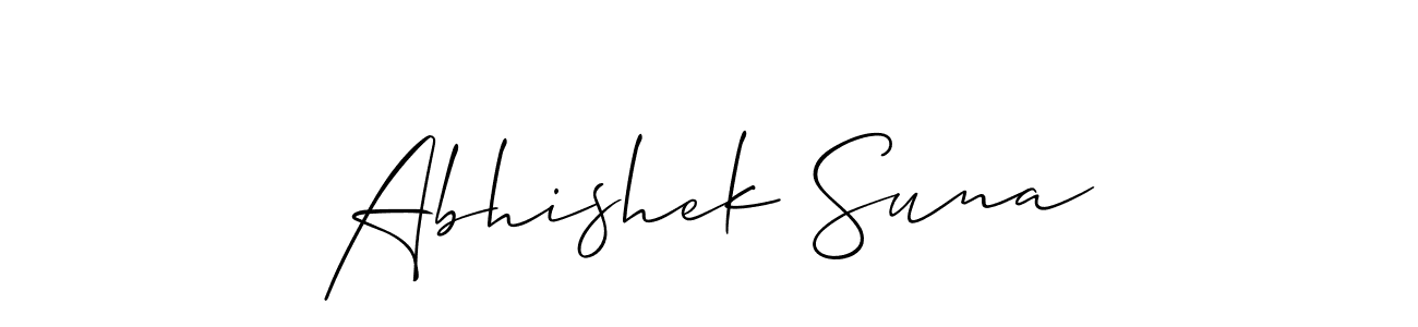 Make a beautiful signature design for name Abhishek Suna. Use this online signature maker to create a handwritten signature for free. Abhishek Suna signature style 2 images and pictures png