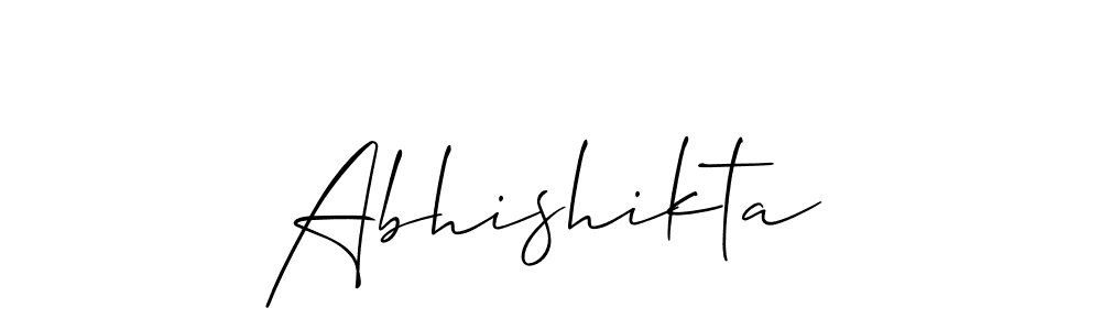 Best and Professional Signature Style for Abhishikta. Allison_Script Best Signature Style Collection. Abhishikta signature style 2 images and pictures png