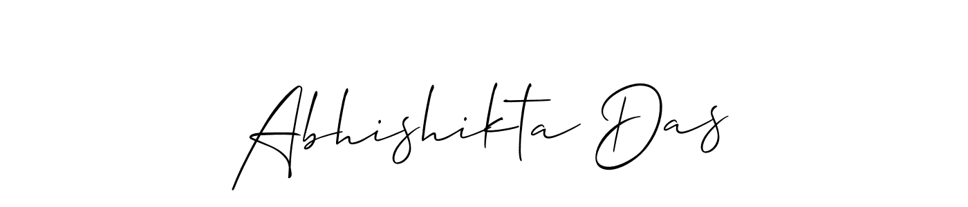 How to Draw Abhishikta Das signature style? Allison_Script is a latest design signature styles for name Abhishikta Das. Abhishikta Das signature style 2 images and pictures png