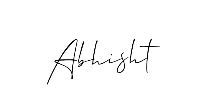 How to Draw Abhisht signature style? Allison_Script is a latest design signature styles for name Abhisht. Abhisht signature style 2 images and pictures png