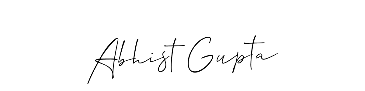 Also You can easily find your signature by using the search form. We will create Abhist Gupta name handwritten signature images for you free of cost using Allison_Script sign style. Abhist Gupta signature style 2 images and pictures png